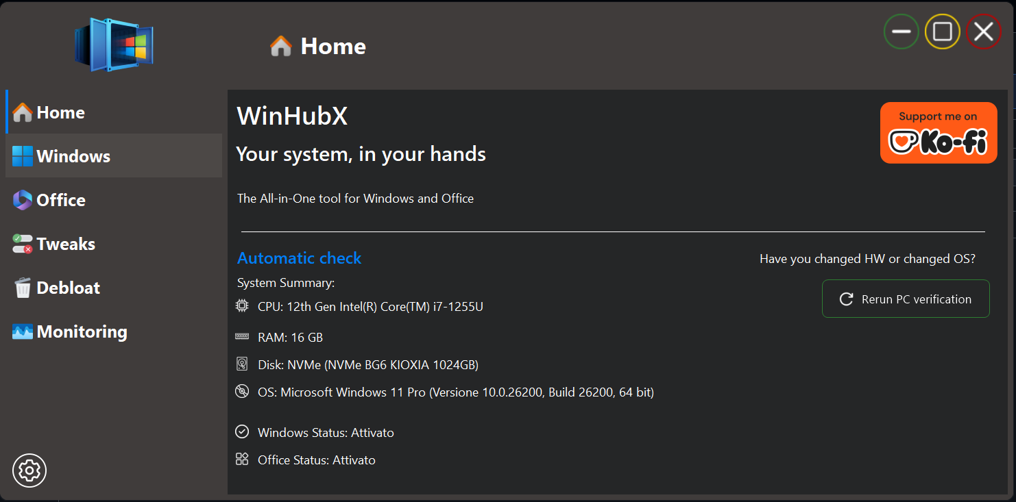WinHubX - The Ultimate Windows Optimization Toolbox 🚀 | WinHubX